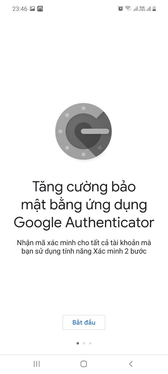 Cài đặt ứng dụng Google Authenticator trên điện thoại 2