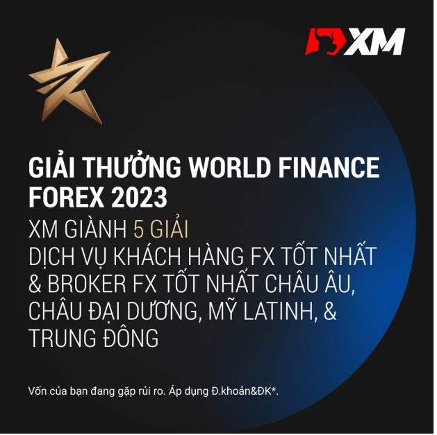 XM xuất sắc giành 5 giải thưởng đến từ  World Finance Forex 2023